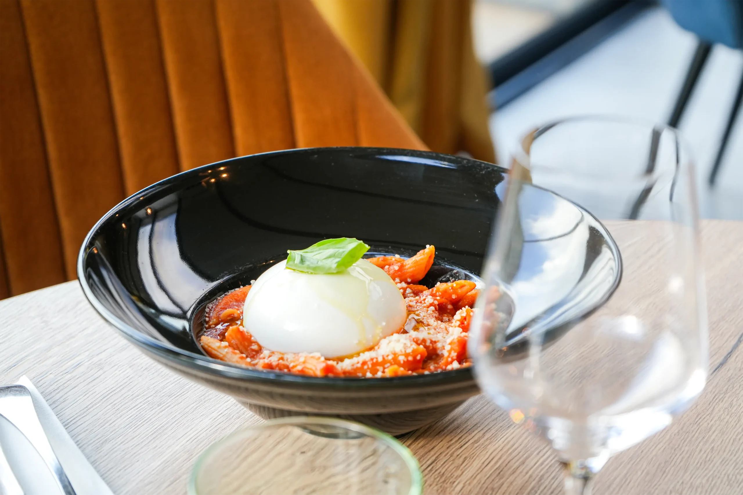 Restaurant Il Frascati, table bruschetta picante